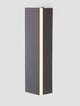 Colby LED Wandleuchte 3000K Schwarz mit schwarzem Aluminium-Körper und warmweißem Licht.