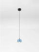 Conga LED Pendelleuchte Ø 9,6cm 3000K in elegantem Blau und modernem Design.