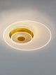 Elegante Copo LED Deckenleuchte in Gold mit Dimmfunktion und energiesparender LED-Beleuchtung.