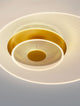 Elegante Copo LED Deckenleuchte in Gold mit Dimmfunktion und energiesparender LED-Beleuchtung.