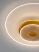 Elegante Copo LED Deckenleuchte in Gold mit dimmbarer energiesparender LED-Beleuchtung.