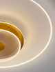 Copo LED Deckenleuchte in Gold mit dimmbarem Licht, elegantes Design für moderne Innenräume.