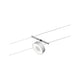 CorDuo LED Seilsystem Circle Basis-Set Chrom mit LED-Spot an Seilmontage