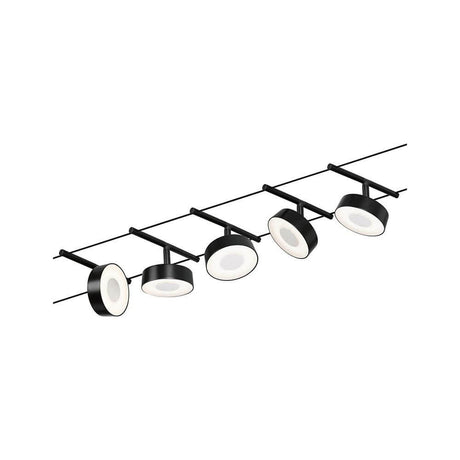 Corduo LED Rope System Cirkel Basic Set Black-Matt, Chrome