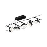 CorDuo LED Seilsystem Circle Basis-Set Schwarz-Matt, Chrom  Paulmann   