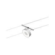 CorDuo LED Seilsystem Circle Einzelspot Chrom-Matt für flexible Wand- und Deckenmontage