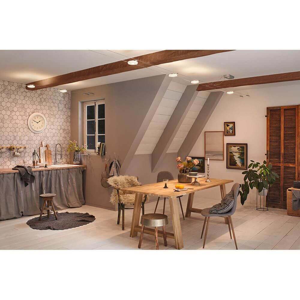 CorDuo LED Seilsystem Disc Einzelspot