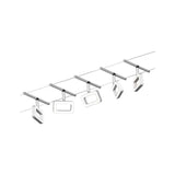 CorDuo LED Seilsystem Frame Basis-Set Chrom-Matt