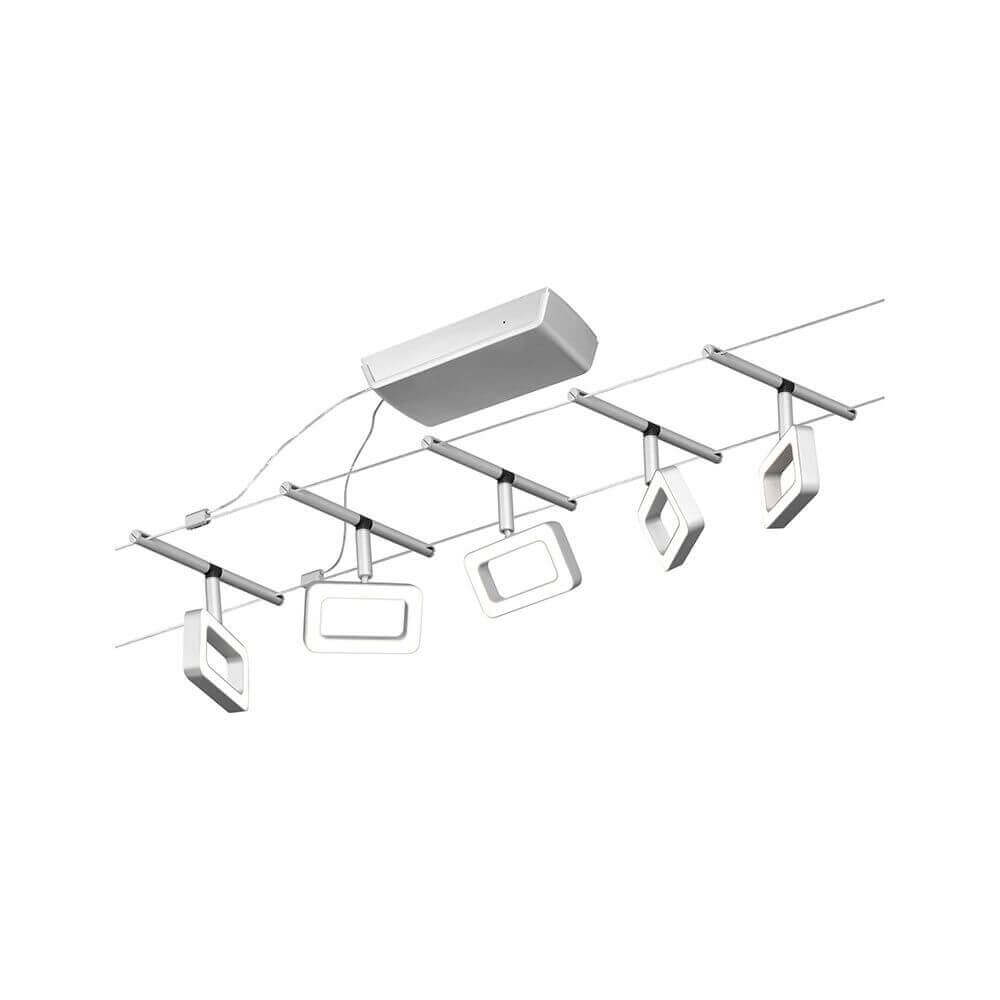 CorDuo LED Seilsystem Frame Basis-Set Chrom-Matt