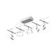 CorDuo LED Seilsystem Frame Basis-Set Chrom-Matt