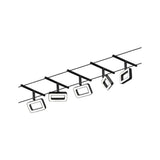 CorDuo LED Seilsystem Frame Basis-Set Schwarz-Matt, Chrom