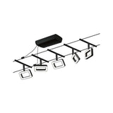 CorDuo LED Seilsystem Frame Basis-Set Schwarz-Matt, Chrom