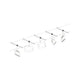 CorDuo LED Seilsystem Frame Basis-Set Weiß-Matt, Chrom