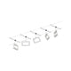 CorDuo LED Seilsystem Frame Basis-Set Weiß-Matt, Chrom