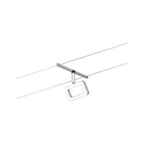 CorDuo LED cable system Frame single spot chrome-matt