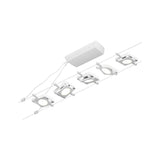 Corduo LED -köysijärjestelmä Mac Basic Set valkoinen, kromi