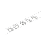 CorDuo LED Seilsystem Mac Basissett Chrom-Matt