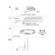 CorDuo LED Seilsystem Mac Basissett Chrom-Matt Set mit 5 LED-Spots und Montagezubehör.