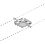 CorDuo LED cable system Mac single spot chrome-matt