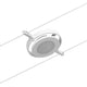 CorDuo LED Seilsystem Round Mac Basis-Set Weiß, Chrom - Deckenleuchte im modernen Design, geeignet für individuelle Montagen.