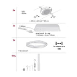 CorDuo LED Seilsystem Round Mac Basis-Set Weiß, Chrom  Paulmann   