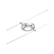 CorDuo LED Seilsystem Round Mac Einzelspot Chrom-Matt an einem Seil montiert, modernes Design für flexible Lichtgestaltung.