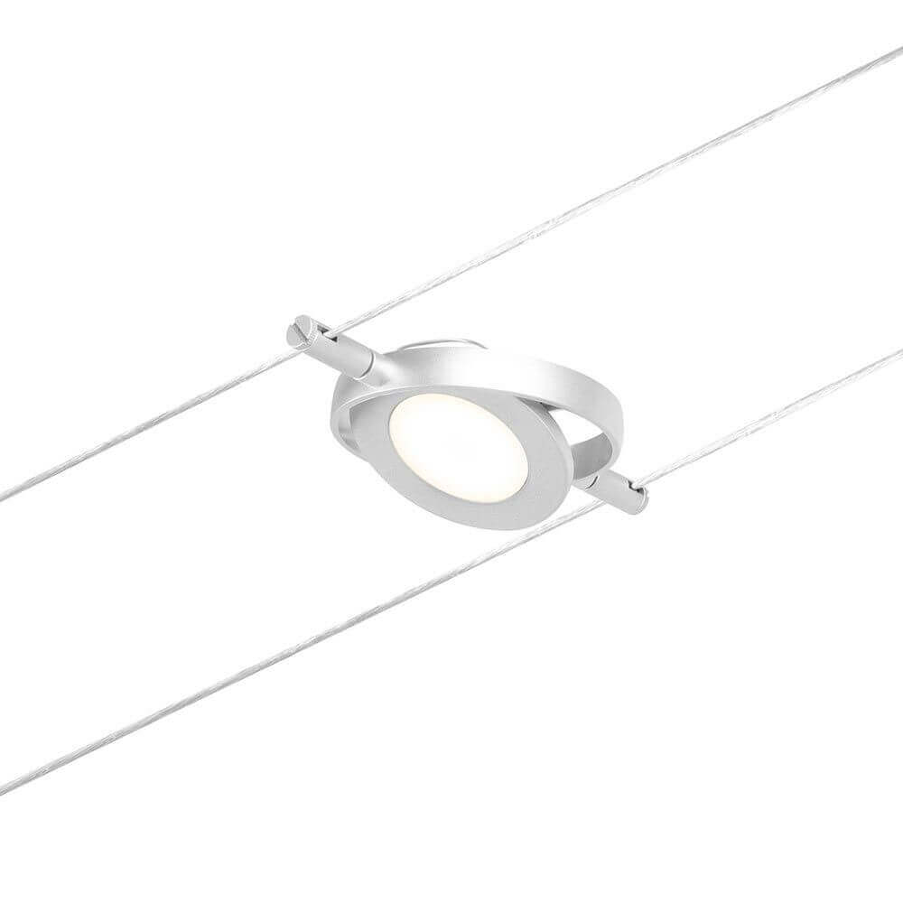 CorDuo LED Seilsystem Round Mac Einzelspot Chrom-Matt