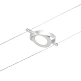 CorDuo LED Seilsystem Round Mac Einzelspot Chrom-Matt