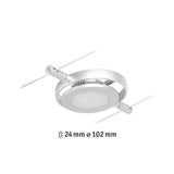 CorDuo LED Seilsystem Round Mac Einzelspot Chrom-Matt