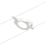 Corduo LED Corde System Single Spot Round Mac White-Matt, Chrome, Chrome