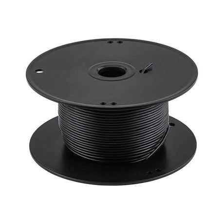 CorDuo cable system 100m tension cable 2.5 mm² black on a spool, ideal for cable systems.