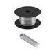 CorDuo Seilsystem 100m Spannseil 2,5mm² Transparent auf Rolle, isoliertes Spannseil in transparentem Design.