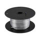 CorDuo Seilsystem 100m Spannseil 2,5mm² Transparent auf einer Spule, isoliertes Spannseil, 100m.
