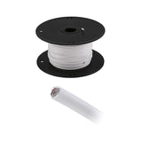 CorDuo Spannseilrolle 100m, isoliertes 2,5mm² weißes Seil für Seilsysteme.