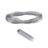 Spannseil 20m transparent 2,5mm² für individuelle Seilsysteme, inklusive Montageanleitung.