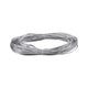 CorDuo Seilsystem 20m Spannseil 2,5mm² Transparent isoliertes Spannseil aufgerollt.