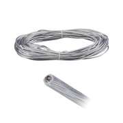 CorDuo cable system 20m tension cable 2.5 mm² transparent - insulated tension cable on a reel.