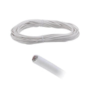 CorDuo câble de tension 20 m 2,5 mm² pour système sur câble Blanc - câble de tension isolé en blanc, longueur de 20 m.