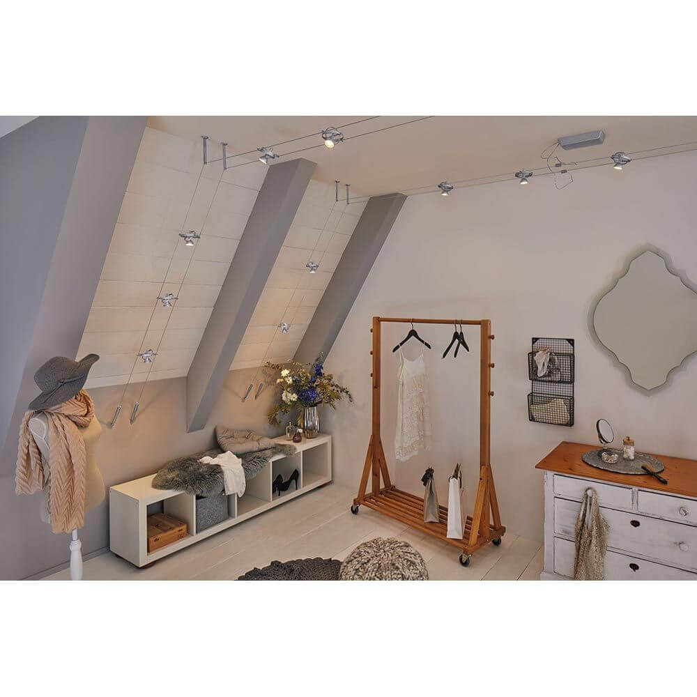 Conjunto básico do sistema de cabos CorDuo cromado mate