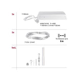 Sistema di corda cordUo Set di base Chrome-Matt