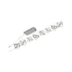 CorDuo Seilsystem Cardan Basis-Set 8-flammig Chrom-Matt mit 8 Spots und Montageoptionen an Wand und Decke.