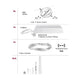 CorDuo Seilsystem Cardan Basis-Set Chrom-Matt Installationsteile und Zubehör im Überblick