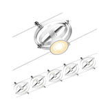 CorDuo Seilsystem Cardan Basis-Set Weiß-Matt, Chrom