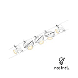 CorDuo Seilsystem Cardan Basis-Set Weiß-Matt, Chrom