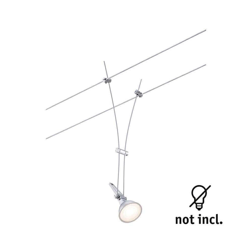 CorDuo Seilsystem Comet Einzelspot Chrom-Matt