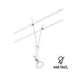CorDuo Seilsystem Comet Einzelspot Chrom-Matt