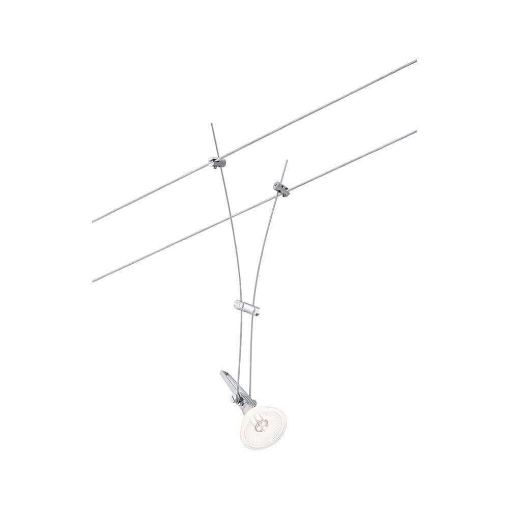 CorDuo Seilsystem Comet Einzelspot Chrom-Matt