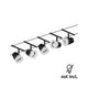 CorDuo Seilsystem 5-flammig Cone Basis-Set Schwarz, Chrom
