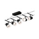 CorDuo Seilsystem 5-flammig Cone Basis-Set Schwarz, Chrom