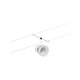 CorDuo Seilsystem Cone Basis-Set Weiß-Matt, Chrom Einzelspot weiß-matt an Seilsystem, wand- oder deckenmontierbar, modern